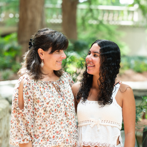 PDSA ITP Mom Daughter Smiling